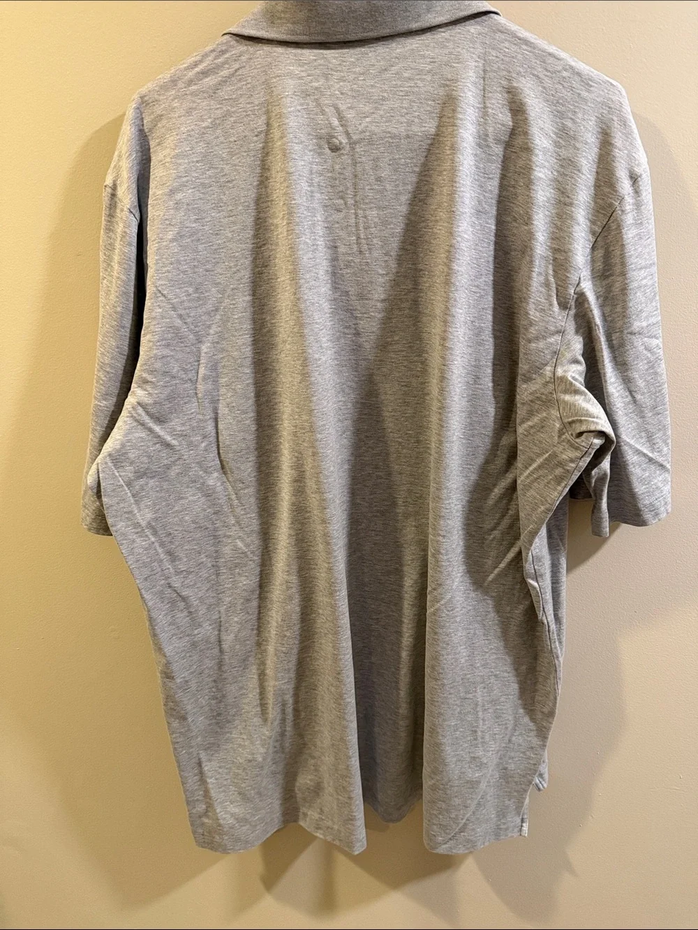 Ralph Lauren Light Gray Cotton Polo Shirt